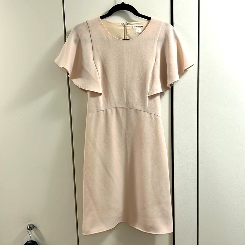 Club Monaco cream pink dress